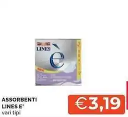 Mercatò Assorbenti LINES E' offerta