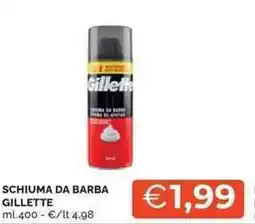 Mercatò Schiuma da barba GILLETTE offerta