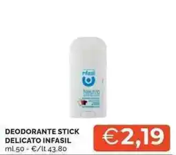 Mercatò Deodorante stick delicato INFASIL offerta