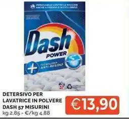 Mercatò Detersivo per lavatrice in polvere DASH offerta