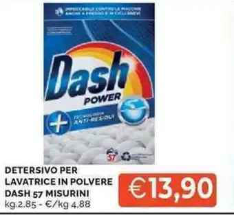 Mercatò Detersivo per lavatrice in polvere DASH offerta