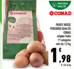 Conad City Patate rosse percorso qualità CONAD offerta