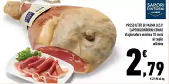 Conad City Prosciutto di parma d.o.p. SAPORI&DINTORNI CONAD offerta