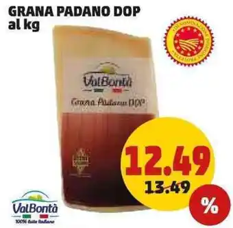 PENNY Grana padano dop al kg offerta