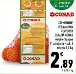 Conad City Clementine hernandina percorso qualità CONAD offerta