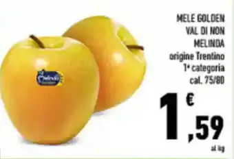 Conad City Mele golden val di non MELINDA offerta