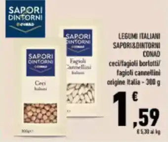 Conad City Legumi italiani SAPORI&DINTORNI CONAD offerta