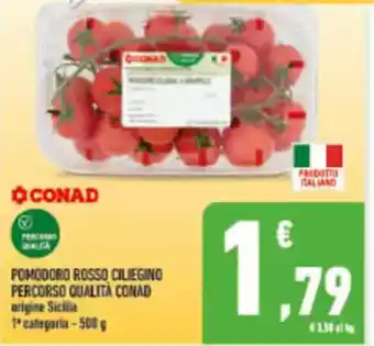 Conad City Pomodoro rosso ciliegino percorso qualità CONAD offerta