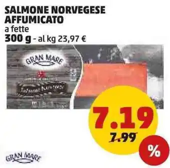 PENNY Salmone norvegese affumicato a fette offerta