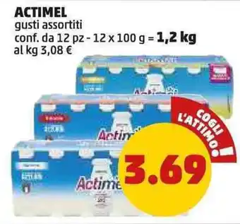 PENNY Actimel gusti assortiti conf. da 12 pz - offerta