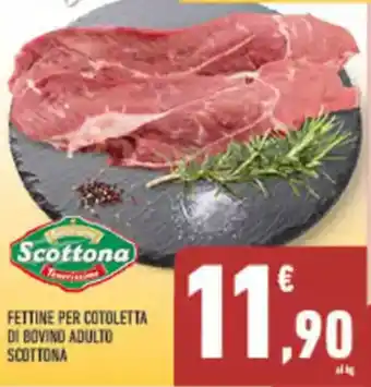 Conad City Fettine per cotoletta di bovino adulto scottona offerta