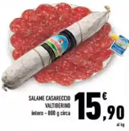 Conad City Salame casareccio valtiberino offerta