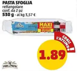 PENNY Pasta sfoglia rettangolare conf. da 2 pz offerta