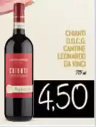 Conad City Chianti d.o.c.g. cantine LEONARDO DA VINCI offerta