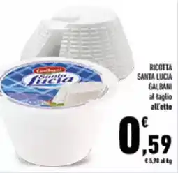 Conad City Ricotta santa lucia GALBANI offerta