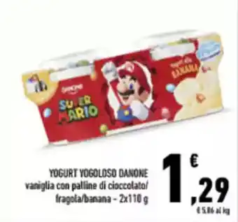 Conad City Yogurt yogoloso DANONE offerta