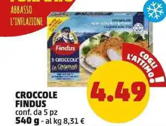 PENNY Croccole findus conf. da 5 pz offerta