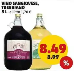 PENNY Vino sangiovese, trebbiano offerta