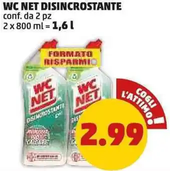 PENNY Wc net disincrostante conf. da 2 pz offerta