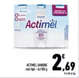 Conad City Actimel DANONE offerta