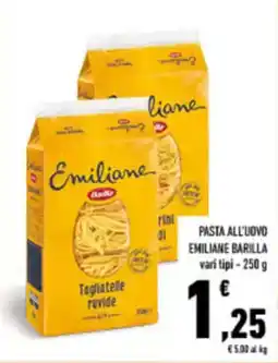 Conad City Pasta all'uovo emiliane BARILLA offerta