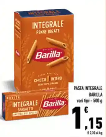 Conad City Pasta integrale BARILLA offerta