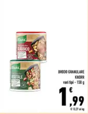 Conad City Brodo granulare KNORR offerta