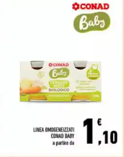 Conad City Linea omogeneizzati CONAD BABY offerta