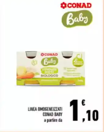 Conad City Linea omogeneizzati CONAD BABY offerta