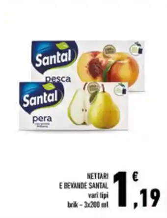 Conad City Nettari e bevande SANTAL offerta