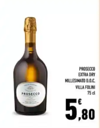 Conad City Prosecco extra dry millesimato d.o.c. VILLA FOLINI offerta