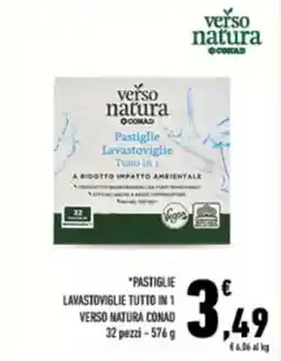 Conad City Pastiglie lavastoviglie tutto in 1 verso natura CONAD offerta