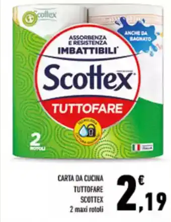 Conad City Carta da cucina tuttofare SCOTTEX offerta