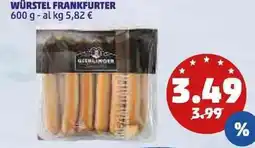 PENNY Würstel frankfurter offerta