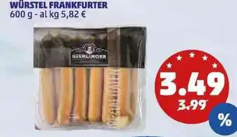 PENNY Würstel frankfurter offerta