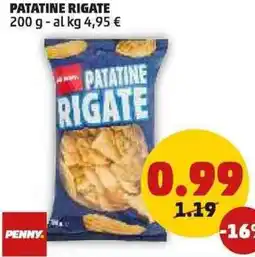 PENNY Patatine rigate offerta