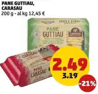 PENNY Pane guttiau, carasau offerta