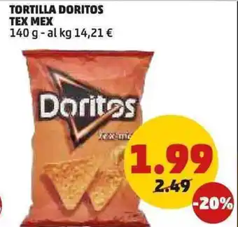 PENNY Tortilla doritos tex mex offerta