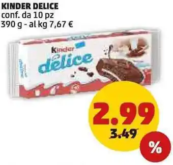 PENNY Kinder delice conf. da 10 pz offerta