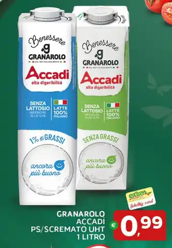 Extra Supermercati Granarolo accadi ps/scremato uht offerta