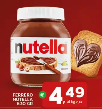 Extra Supermercati Ferrero nutella offerta