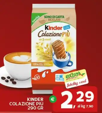 Extra Supermercati Kinder colazione più offerta