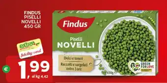 Extra Supermercati Findus piselli novelli offerta