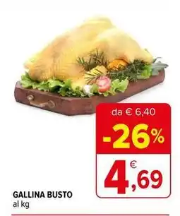 Iperal Gallina busto al kg offerta