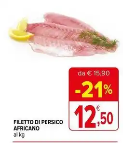 Iperal Filetto di persico africano al kg offerta