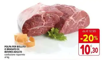 Iperal Polpa per bollito o brasato bovino adulto  di offerta