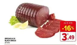 Iperal Bresaola di black angus all'etto offerta