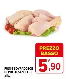 Iperal Fusi e sovracosce di pollo sanfelice al kg offerta