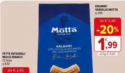 Iperal Krumiri vaniglia motta offerta