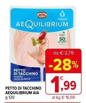 Iperal Petto di tacchino aequilibrium aia offerta